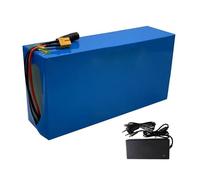 48V 100Ah Lithium Ion Ebike Battery Pack, Waterproof Design with BMS Protection, Includes Charger for Electric Bike and Scooter