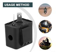 48V 2-Pin LED Flasher For Relay for Motorcycle Turn Signals - Adjustable Solid-State Indicator For Relay Compatible with Electric Bikes, Scoote