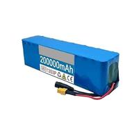 48V 200AH E-Bike Li-Ion Battery with Charger Built-In BMS Protection 13S3P Waterproof Lithium Ion Pack Suitable for 200W-800W E-Bike Motors 48V,XT90