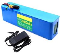 48V 20Ah Ebike Battery, Electric Bike Battery 48V 20000mAh Battery Pack 13S3P Electric Bicycle Battery with Charger 54.6V 2A for 200W 350W 500W 750W 850W 1000W Motor 48V 20Ah