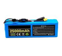 48V 25AH 13S3P Ebike Rechargeable Lithium Battery Pack Long-Life Lithium Battery Suitable for Folding Bicycles with Charger for 100W-1000W Motor XT90