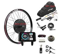 48V 27.5Inch Motor Kit,45A controller,and Ebike Battery 48v 30AH, Triangle Model, 3A Charger,Lithium Electric Bike Battery,UKC1 Screen,MTX Rim