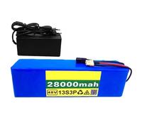 48V 28Ah 13S3P Lithium Battery Ebike Battery Li-ion Battery Pack With Charger + 30Amp BMS For Below 1000W Motor Kit(XT90 Plug)