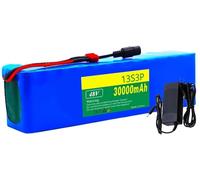 48V 30Ah 13S3P Ebike Battery Lithium Pack,48V 13S3P Electric Bicycle Battery with BMS Protection Board with Charger for 200W 500W 800W 1000W Motor Electric Bicycle Scooter 48V 30Ah,T