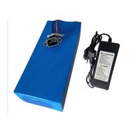 48V 30Ah 13S5P E-Bike Battery with Charger with BMS Protection Board Waterproof PVC Shell Rechargeable Lithium-ion Battery for 200W 350W 500W 800W 1000W Motor 48V 30AH,XT90+DC