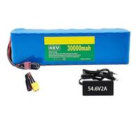 48V 30Ah Ebike Battery for 1000W 800W 750W 500W 200W Electric Bicycle Scooter Motor, E-Bike Lithium-Ion Battery, Lectric Bike Battery Pack, with 54.6V 2A Charger T