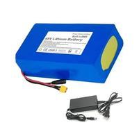 48V 42Ah 13S3P E-Bike Lithium-Ion Battery Pack Built-in BMS Protection with Charger Waterproof PVC Shell Long Battery Life for 200W 500W 1000W Motor 48V 42Ah,XT30+JST