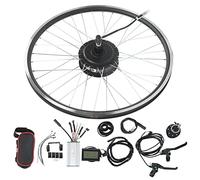 48V 500W Electric Bike Conversion Kit Rear Wheel Cassette Hub Motor Kit with 11A Controller and LCD3 Panel (26inch)