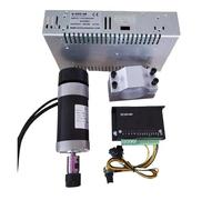 48v 500W ER16 Brushless Spindle 57MM Clamp with Screws 48V Motor Driver 48VDC 10.5A Power Supply Highly Optimized(Package5 ER16)