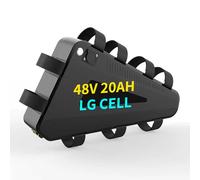 48V 52V Electric Bike Triangle Lithium Battery Pack 20Ah Triangle Ebike Battery With fast charger + BMS for 350-2000W Motorcycle Mountain Bicycle (48V 20Ah)