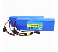 48V 60Ah E-Bike Battery for 200W 350W 500W Motors Electric Bicycle Battery with BMS Protection Board with 54.6V 2Acharger Lithium Battery Pack T