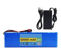 48V 60Ah Electric Bike Lithium Battery 13S3p with 54.6V 2A Charger Lithium Battery Built-in BMS for 200W 350W 500W 1000W Scooters Electric Bicycles XT60