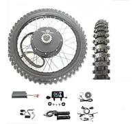 48V-72V 3000-8000W Ebike 17" 18" 19" 21" Motorcycle Rear Wheel Conversion Kit with 3.5T/5T 155mm QS Hub Motor (5T Motorwheel Kits, 19 Inch Off-road)