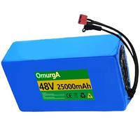 48V 8Ah 10Ah 12Ah 15Ah 18Ah 20Ah 25Ah Ebike Battery, Electric Bike Battery Pack Lithium-Ion with Charger Baseplate for 1000W 800W 750W 500W 350W 200W Bicycle Motor