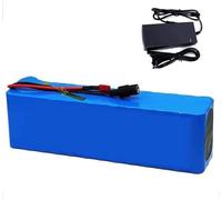 48V 8Ah Ebike Battery Pack with Charger and BMS - Waterproof Removable Replacement Battery for Electric Bikes (13S3P) for 50W-500W Motors