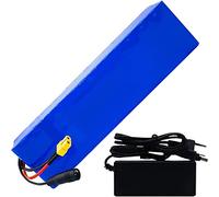 48V 8AH Lithium Ion Battery Pack with Charger 42V 2A and BMS, 13S3P Waterproof Lithium Battery Pack, 1000W High Power Battery for E-Bike Electric Bicycle 48V 8AH,T Plug