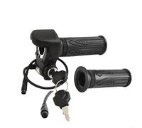 48V Electric Bike Throttle Grip Handle Control Set With Display 6 Pin Waterproof Connector Keys Lock For E-Bike Scooter Tricycle 7/8 Inch 22MM