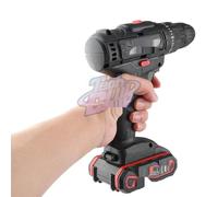 48V Electric Drill Impact Cordless Screwdriver Power Driver Lithium Wrench Set