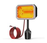 48V Electric Golf Cart Heater with 360°Adjustable Angle, No Propane Needed | 400W Silent Carbon Fiber Heating for 48V Club Car/Yamaha/EZGO Golf Cart,Safe & Warmth, Fast Heating,Battery Powered Heater
