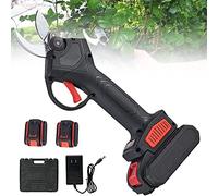 48V Electric Pruning Shears, Professional Cordless Branch Cutter with 2Pcs Rechargeable Lithium Battery, Tree Branch Pruner for Man, Cutting Diameter 30mm,2*Battery