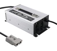 48v Forklift Charger, Lead Acid Battery Charger, 10a Smart 3-stage Charging With Anderson Plug, Aluminum Housing And Cooling Fan For Pallet Jack & Scrubber 48v/8a 350a