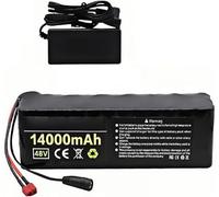48V Lithium Battery Pack 13S3P 15Ah for Power Scooters and Electric Bikes with BMS Protection and Charger48V 14AHXT90+T