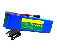 48V Lithium Ion Battery Pack, 30Ah 13S3P for E-Bike and Scooter, Includes 54.6V 2A Charger, High Capacity Rechargeable Battery for Electric Bicycles