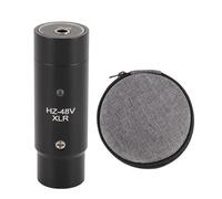 48V Power Microphone to XLR Male Adapter, Wireless Mic Converter with 3 Pin XLR Interface, 20-16000Hz Frequency Response for Lavalier and Condenser Mics