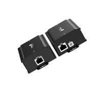 48V Power Over Ethernet Splitter 24V 3A Output Gigabit Adapter Heat Dissipation Metal Housing Power Over 48V To 24V 3A Output Poe For Security Camera