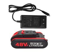 48V Rechargeable Lithium Ion Battery,Compatible For Worx, Battery,Replace 21VF 48VF 88VF Impact Drill Electric Drill Scissor Chainsaw Power Tool(1 Battery 1 Charger)