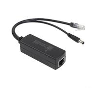 48V to 12V For POE Splitter Power Supply Adapter with Circuit Isolation and Power Disruption Buffer for Network and Security Devices