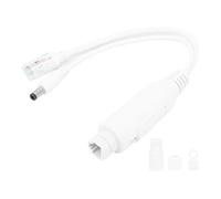 48V to 12V POE Splitter Adapter Cable Power Supply Module for IP Camera Outdoor CCTV Surveillance System with 15W High Power Output ABS Material