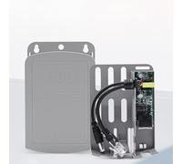 48V To 12V Splitter Adapter Box, IEEE802.3AF Outdoor Rainproof POWERs Supply Module For IP Cameras, 2.5KV Isolated, 10/100Mbps Data Transfer, White(A)