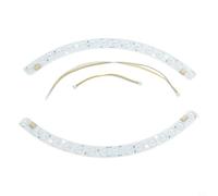 48W Dual Color LED Strip Light Uniform Lens Distribution(Light strip) | for durable plastic build, tricolor options, for semi-circular shape, modern aesthetic, living room dining use