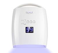 Ayshone 48W Rechargeable UV Nail Lamp,Cordless Professional Gel Nail Lights Nail Art Manicure Tools for Home and Salon (White)