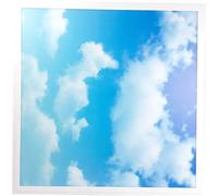 48W Sky Cloud Pattern LED Flat Slim Panel Light Ceiling Lamp 600x600 mm with Drive, High Lumens, Office, Restaurant, Takeaway