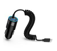 48W Super Fast Car Charger USB C for Samsung Galaxy S25 Ultra S24 FE A16 5G A15 A14 A35 A55 A54 S23 S22 S21, iPhone 16 15 Pro Max Plus, Android Phone Type C Car Charger Adapter with USB C Coiled Cable