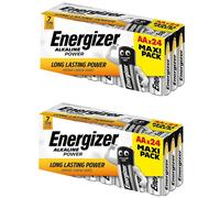 Energizer AA AAA Long Expiry Batteries Alkaline Power LR03 LR6 MN1500 24 packs