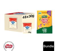 (48x Milkybar Chocolate + 10x Rowntree's Jelly Tots (58 Bags)) Nestlé Sharing Bags Milkybar Buttons & Rowntree's Randoms, Fruit Gum, Jelly Tots