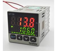 48x48mm teshow MF106/ZM106 Thermostat TC/RTD K E J PT100 Input LED PID Temperature Controller Output SSR Relay 4-20mA 0-10V(Output Relay 1alarm) Controls Relays
