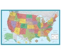 48x78 Huge United States, USA Classic Elite Wall Map Laminated