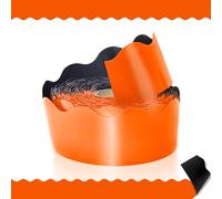 49.2 FT Orange Magnetic Borders for Classroom Whiteboard - Scalloped Magnetic Bulletin Board Border, Chalkboard Border Strip for Holiday Theme Decoration, Back to School, Office, Classroom, Home Décor