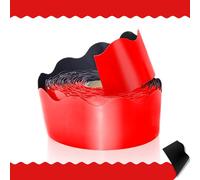 49.2 FT Red Magnetic Borders for Classroom Whiteboard - Scalloped Magnetic Bulletin Board Border, Chalkboard Border Strip for Holiday Theme Decoration, Back to School, Office, Classroom, Home Décor