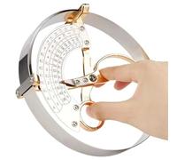 49-62 Cm Stainless Steel Hat Ruler, Hat Calipers Measuring Tool, Scissor Type Ring Compass, Clear Scale, Accurate Measurement, for Hat Manufacturers