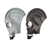 49/64 Type Full Mask Respirator R40 Interface Multipurpose Painting Spray Pesticide Natural Rubber Chemical Prevention Gas Mask Black andTube Filter