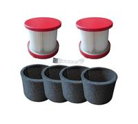 49-90-1900 HEPA Filter Foam Sleeve Filters Replacement for Cordless M18 Vacuum 0780-20 0880-20 Filter Parts