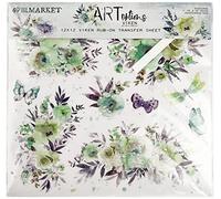49 AND MARKET Art VIKEN RUB-ON 12X12 1/PK, White