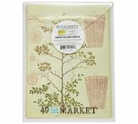 49 And Market Collage Sheets 6"x8" 40/Pkg-Color Swatch: Grove