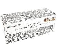 49 and Market Curators 4" Fabric Tape Roll-Happiness