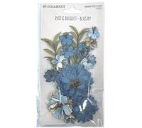 49 And Market Rustic Bouquet Paper Flowers 12/Pkg-Bluejay 49RBQT-34871